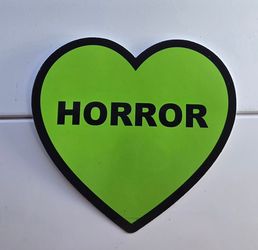 Horror Heart Sticker,  horror, thriller, halloween, spooky
