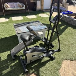 Elliptical Battery Ran Fitness Machine