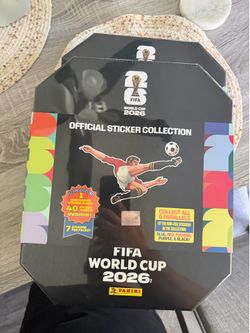 2 Panini 2026 World Cup Sticker Album + Packs!