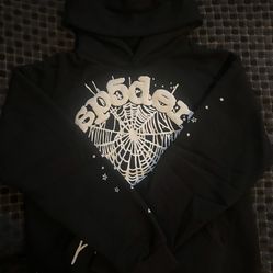 Black OG Spider Hoodie