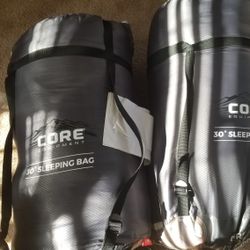 Costco Core Sleeping Bags. Never Used. 
