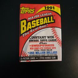 Major League Baseball Cards (Topps 1991)