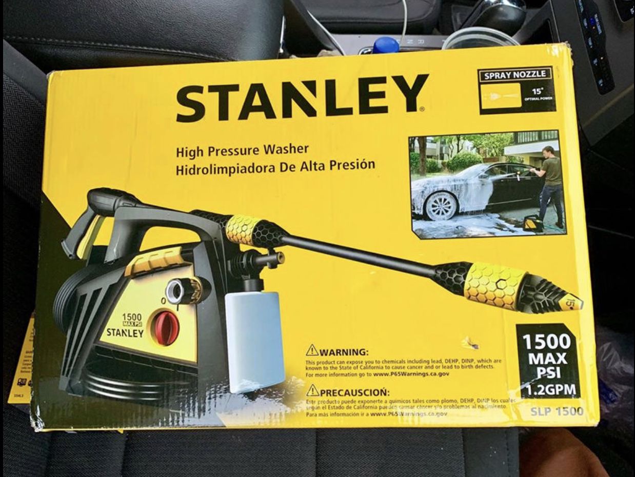 Stanley High Powered Pressure Washer BRAND NEW IN BOX!