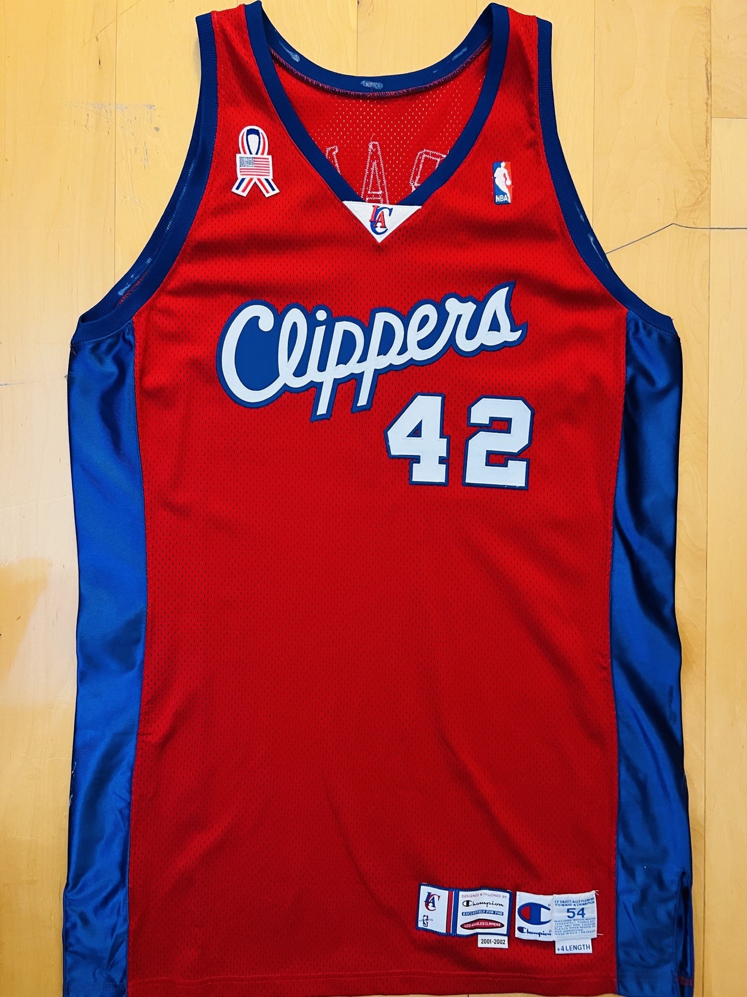100% Authentic LA Clippers Game Issued Elton Brand Jersey With Autograph