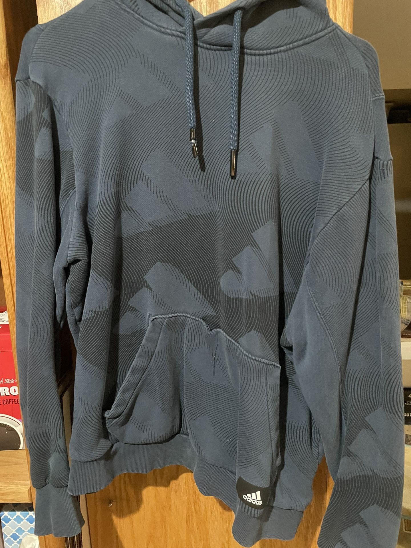 Adidas L Blue Hoodie