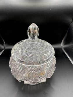 1960s Prescut Candy Jar With Lid