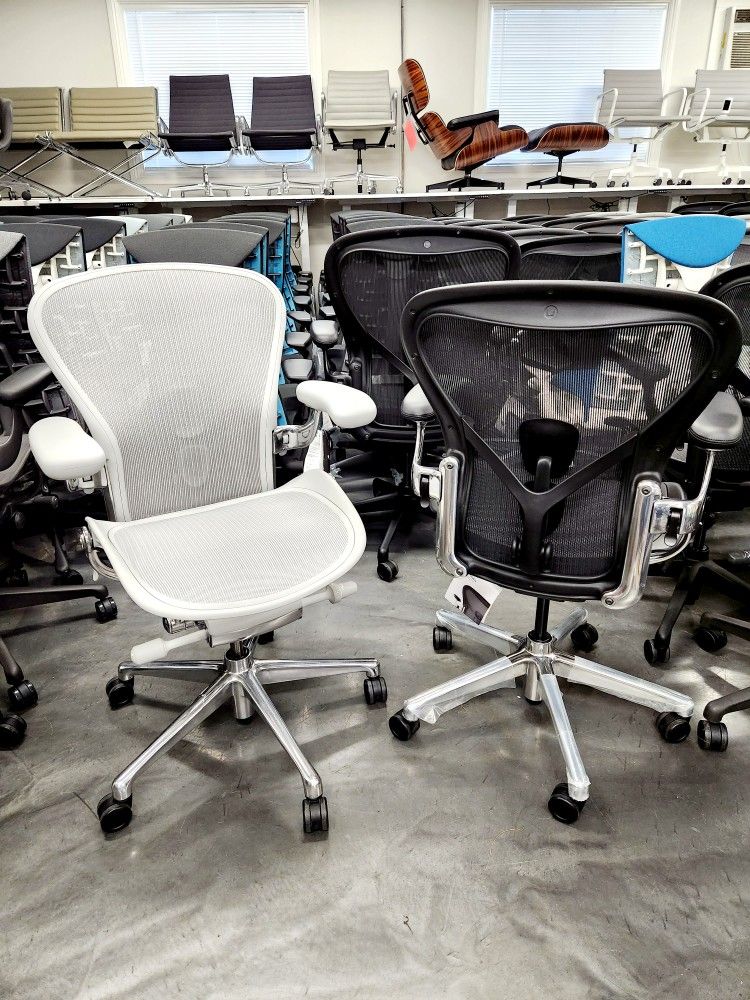 Aeron Chair Polished Aluminum Base ?BRAND NEW!?HERMAN MILLER