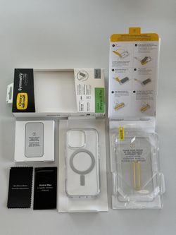 OtterBox-Symmetry Clear MagSafe Case for iPhone 16 Pro + Premium Glass