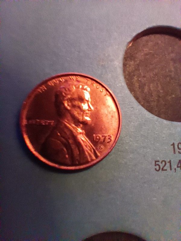 Ms Grade Circulated 1973 Denver mint Penny