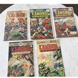 💎VINTAGE 1975💎5 KAMANDI THE LAST BOY ON EARTH COMICS #27,28,30,34,36!🔥B&B