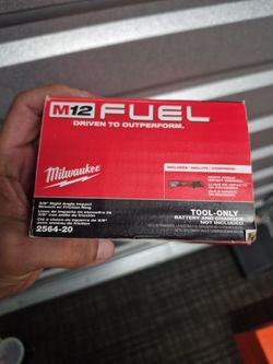 Milwaukee M12 FUEL 3/8-inch Right Angle Impact Wrench (Model 2564-20).