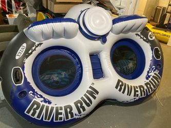 (#4) Please Read - Intex River Run 2 Inflatable Double Float Tube Raft