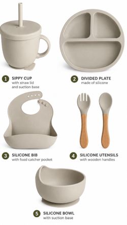 Silicone Baby Feeding set - 5