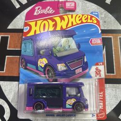 Hot Wheels Barbie Dream Camper & pink toy car #barbie #kidcore