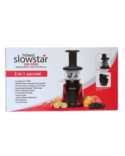 Brand new Tribest Slowstar SW-2000 Vertical Slow Juicer & Mincer 2-in-1 200W.