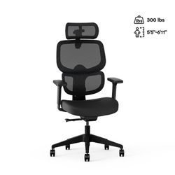 FlexiSpot Premium Ergonomic Office Chair (C7) – Black, 2025, Foam, No Footrest