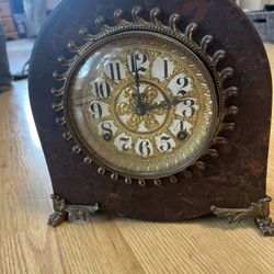 Antique 1897 Marbleite  Clock 