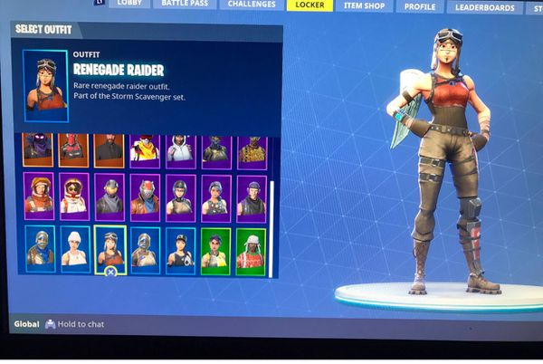 Renegade Raider Fortnite Acc Includes All Skins In Inventory For