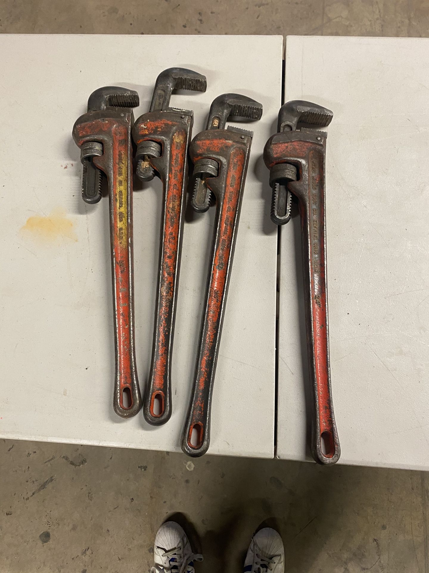 24 Inch Pipe Wrenches 15$ A Pop