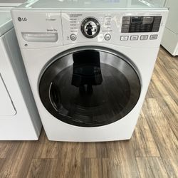 LG White Front Loading Dryer
