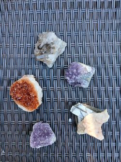 Raw Crystal Collection – Amethyst, Smoky Quartz, Citrine, Colorado Mica