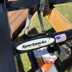Sportworks hitch mount bike rack