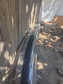 1995 f 150 front bumper minor dent fixable