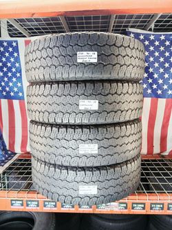 ✅ LT275/70R18 GOODYEAR ADVENTURE TERRAIN 275 70 18 SET  4 NICE USED TIRES 