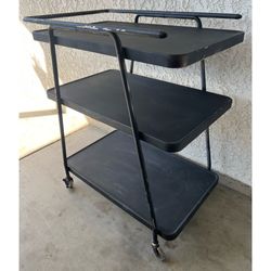 Retro Style Metal Bar Cart 