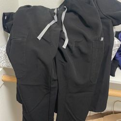 Skinny Straight Figs Scrub Pants 