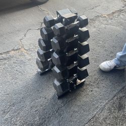 Papababe Dumbbell Rack Set