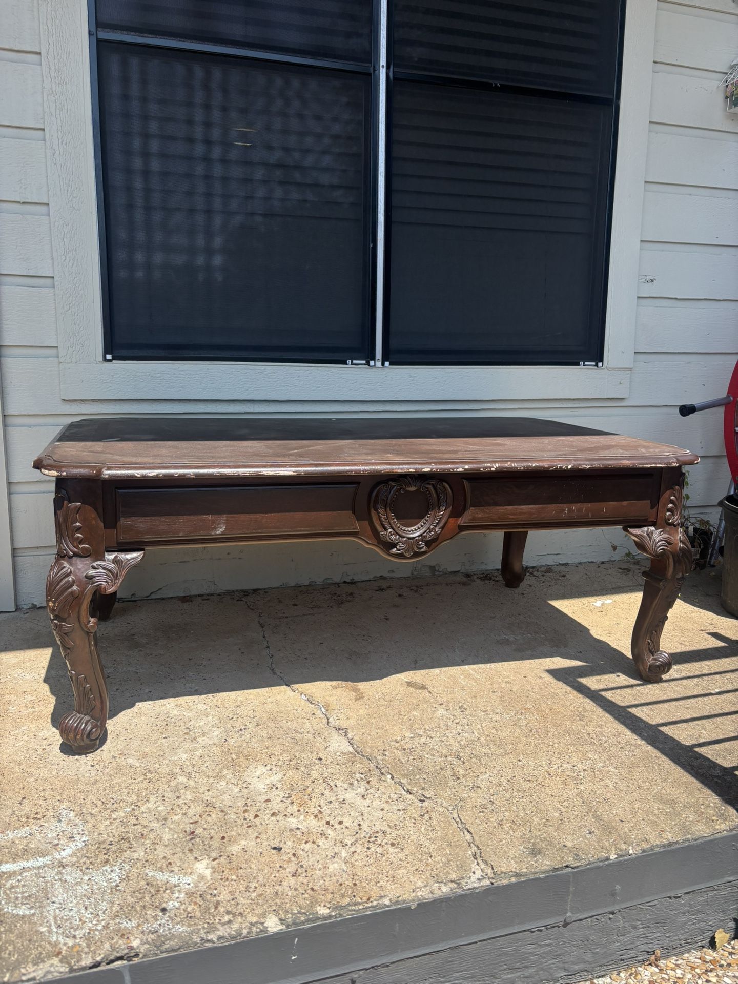RARE Vintage mahogany coffee table 150 bucks