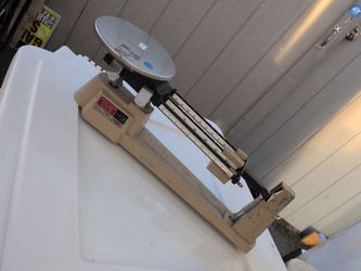 Vintage Ohaus Triple Beam Balance gram scale w
