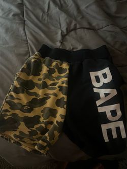 BAPE Two-Tone Camo Shorts