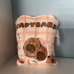 Capybara Plush Bag