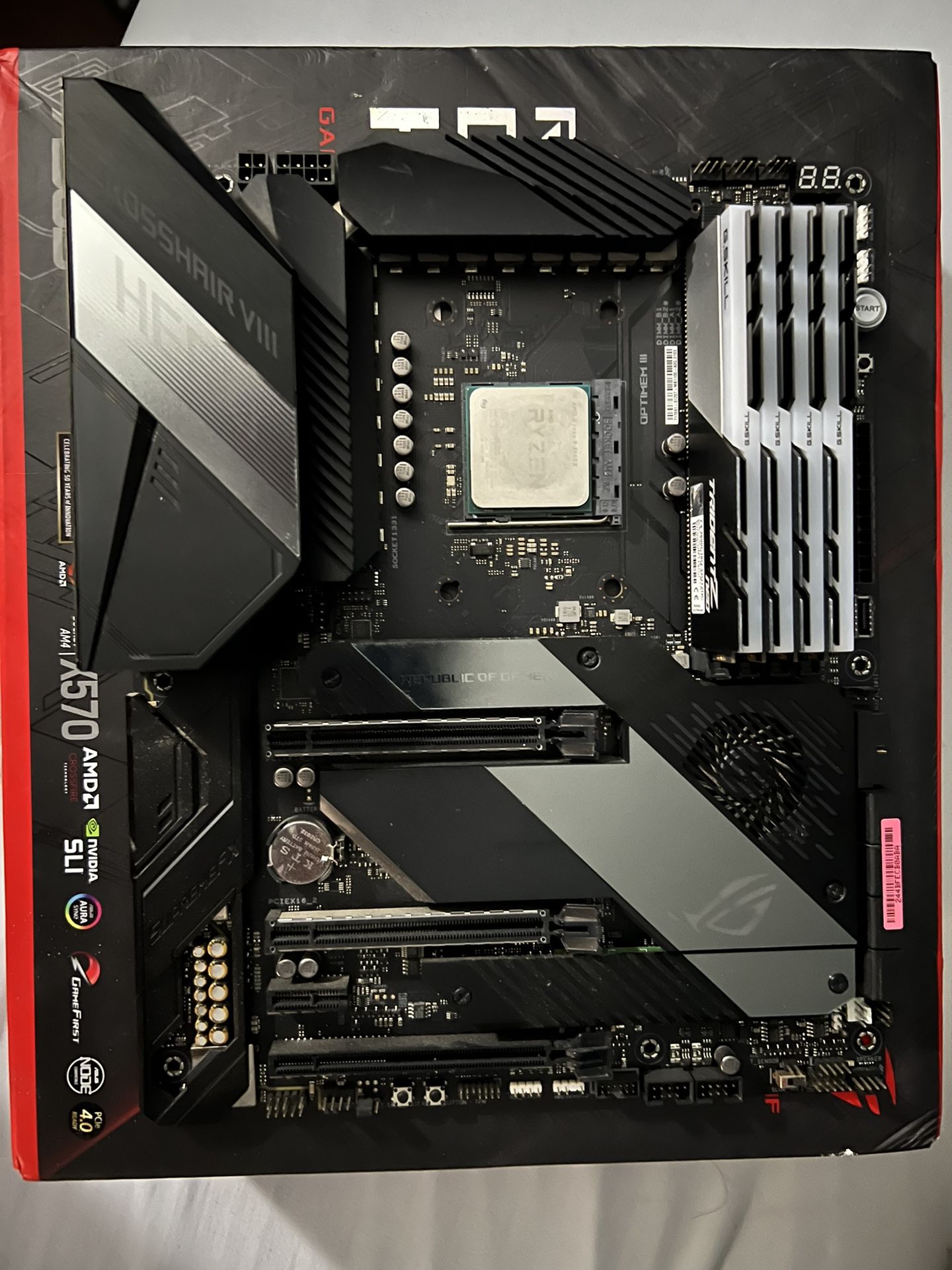 Asus ROG Crosshair Hero X570, 3900x, 32gb Ddr4 3600