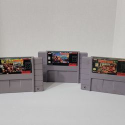 Donkey Kong Country 1,2,3 For The SNES 