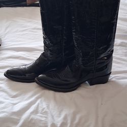 Vintage Tony Llamas Boots Black Label Made In El Paso Size 6