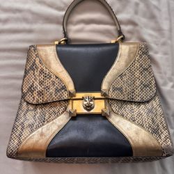 Gucci Python Medium Osiride Top Handle Bag
