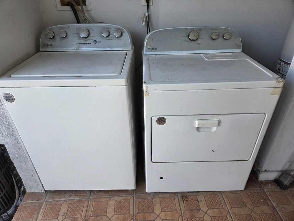 Whirlpool Washer And Dryer