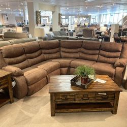 Brand New 🎉🌲$20 Down Payment Finance 🌲🎉 Partymate 2 Piece Reclining Sectional 