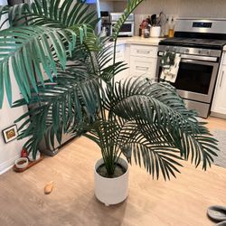 Fake Plant In Ceramic Planter