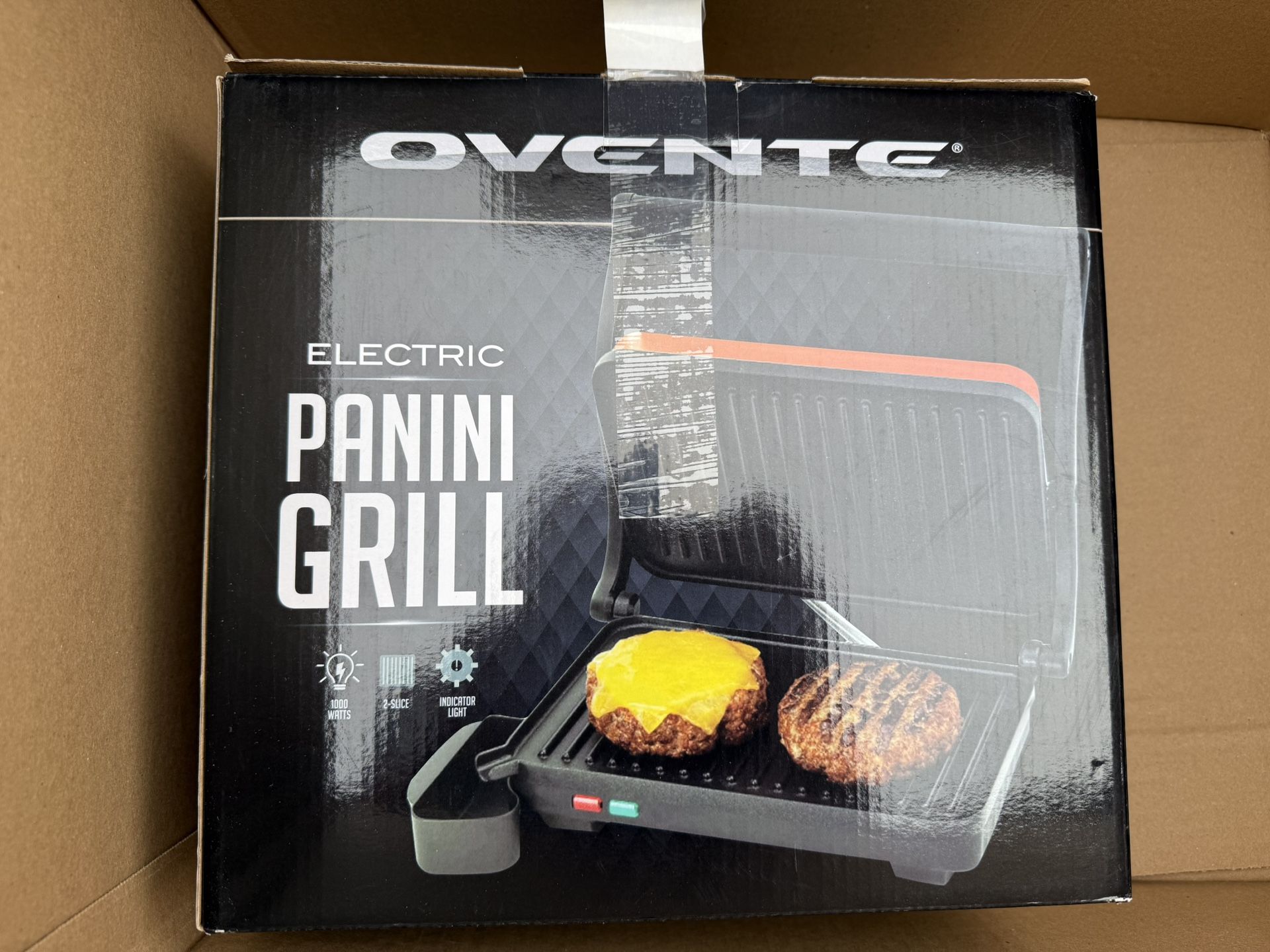 OVENTE Electric Panini Grill
