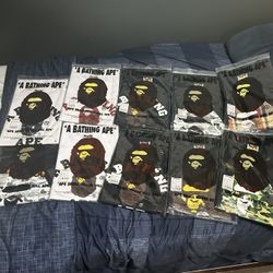 Bape Tee Shirts (brand New)