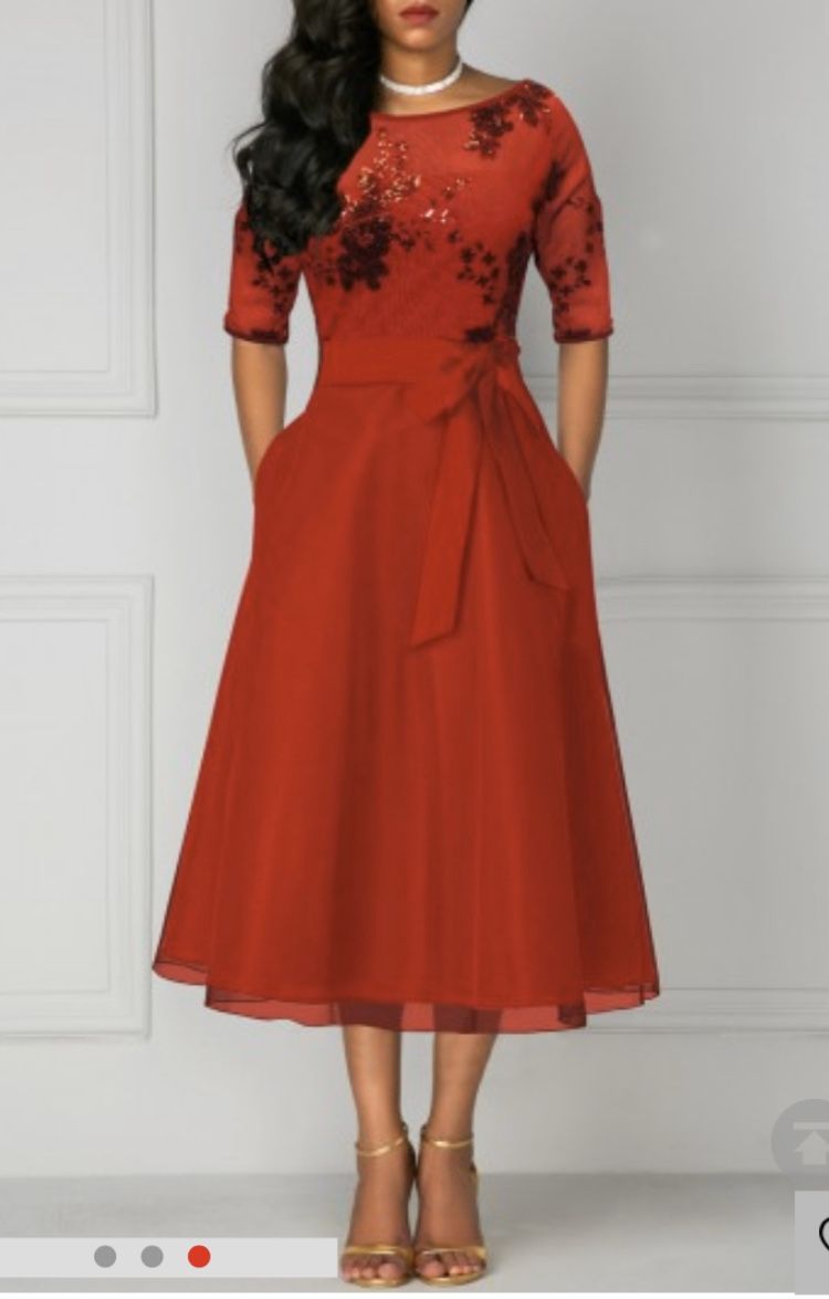 Beautiful and elegant Red Dress SIZE M