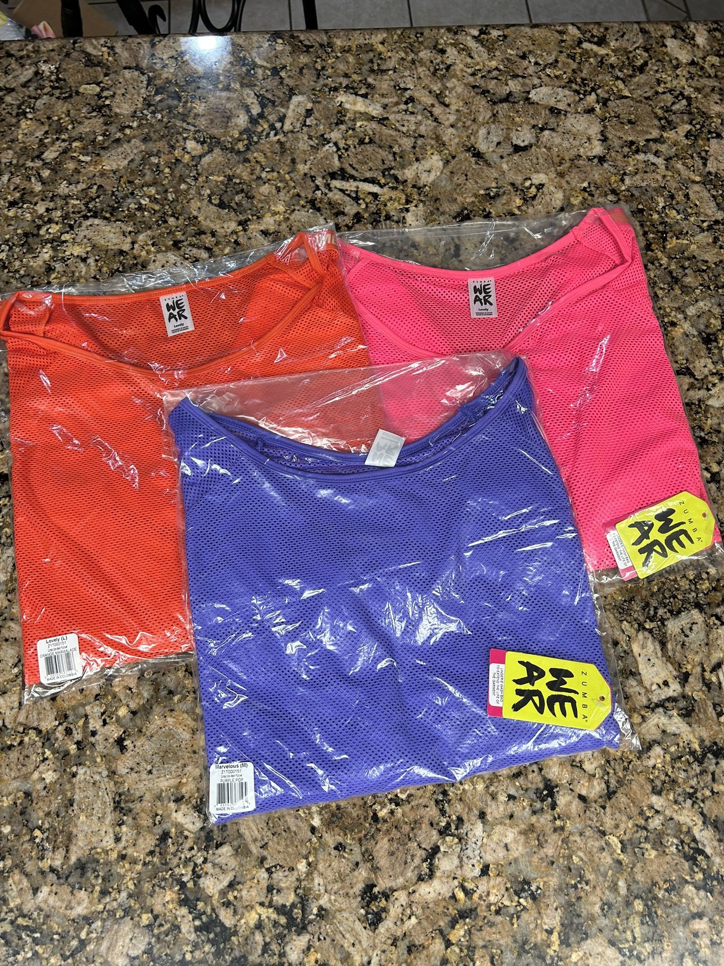 Zumba Mesh Tops New