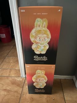 Big labubu rock the universe vinyl plush doll