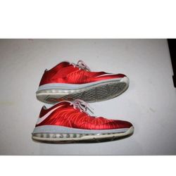Nike LeBron 10 X Low  Size 14 University Red