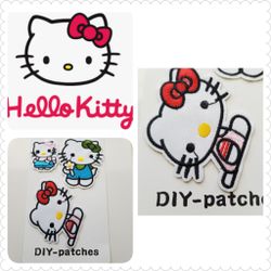 3pk Hello Kitty DIY Patches
