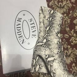 Snake Print Thigh High Boots